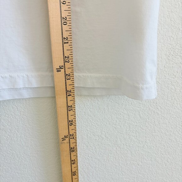 White/Black T-Shirt Womens Medium 100% Cotton Designer Inspired - Picture 7 of 11